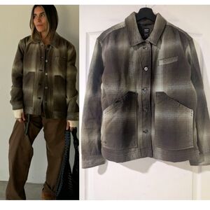 prAna | Bridges Flannel Jacket In Cargo Green